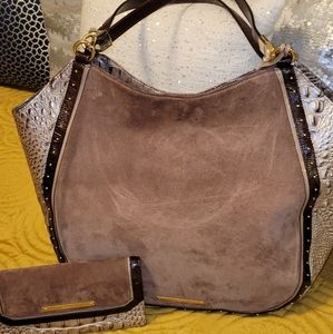 Brahmin Thelma & Checkbook Wallet--Chardonnay Clermont